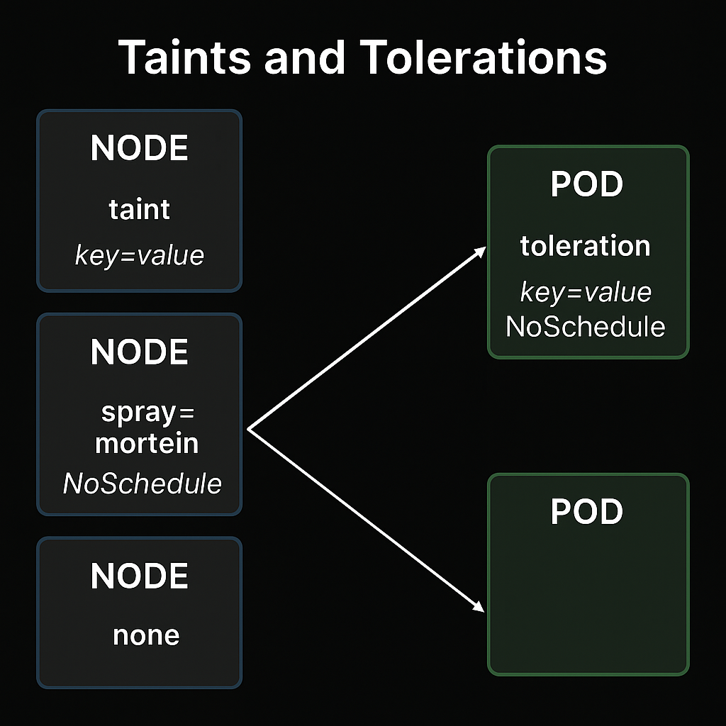 Taints and Tolerations