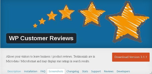 wp customer reviews