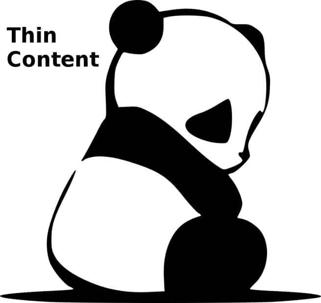 Google panda thin content