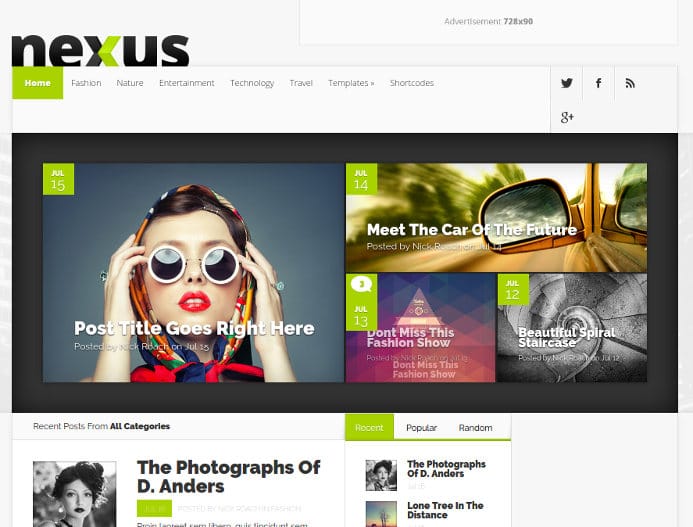 Nexus WordPress theme review