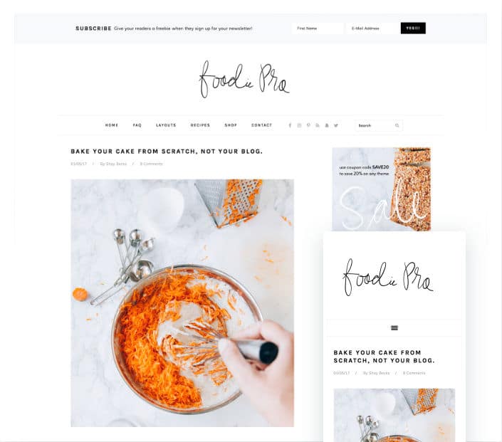 foodie pro theme review