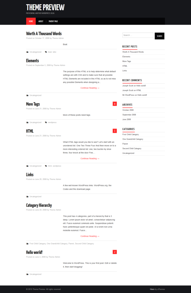 hiero theme