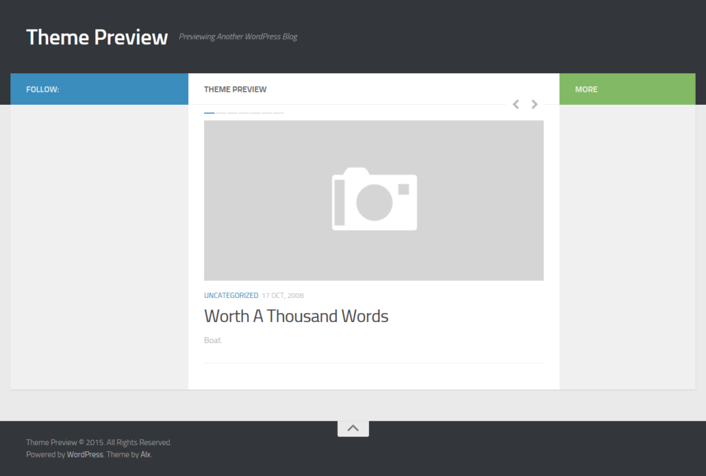 hueman - Best free WordPress themes that are responsive (2015)