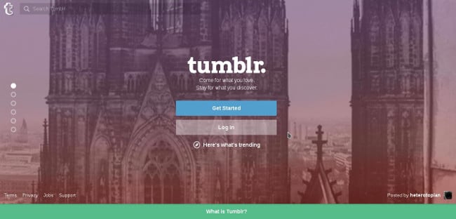 tumblr.com : free blog hosting sites